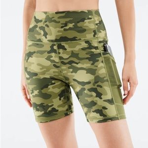 Fabletics Camo Biker Shorts